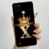 For Realme C21Y C25Y Phone Case Crown Letters Soft Liquid Silicone Protective Back Cover For Realme C21 C15 C 21 C 25 Y Fundas