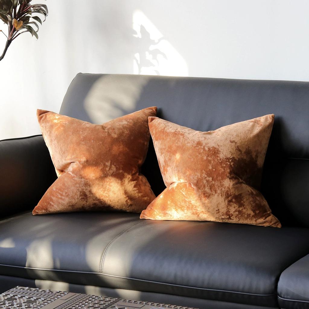1pcs 45x45cm Velvet Plain Solid Color Pillow Cover Nordic Style Throw Pillow Case Fashion Home Decoration Cushions Covers