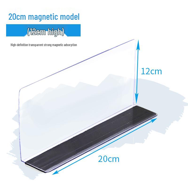 Plastic Shelf Divider for Small Items In Supermarkets and Convenience Stores