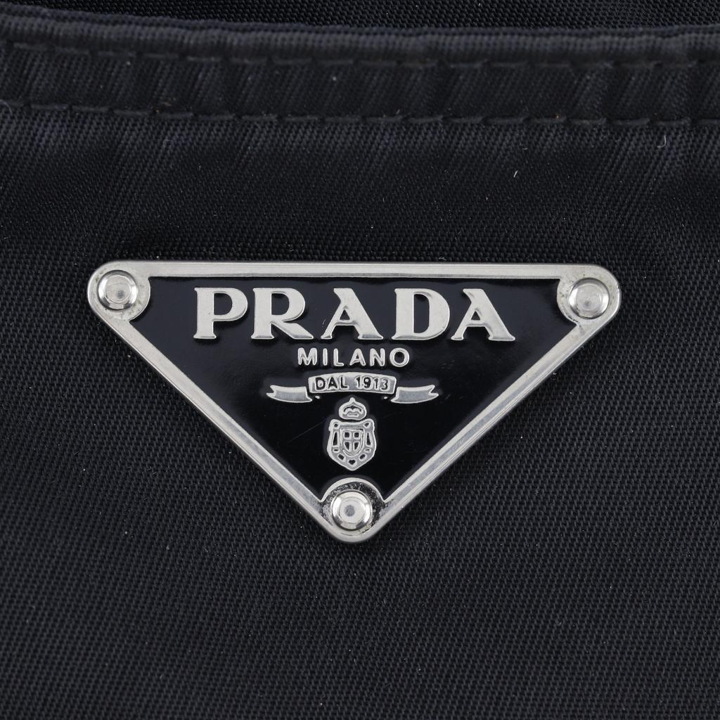 PRADA Shoulder Bag black Nylon Women Used