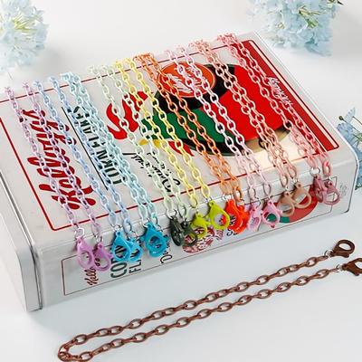 Women's Round Chain Collar Mask Chain Strap