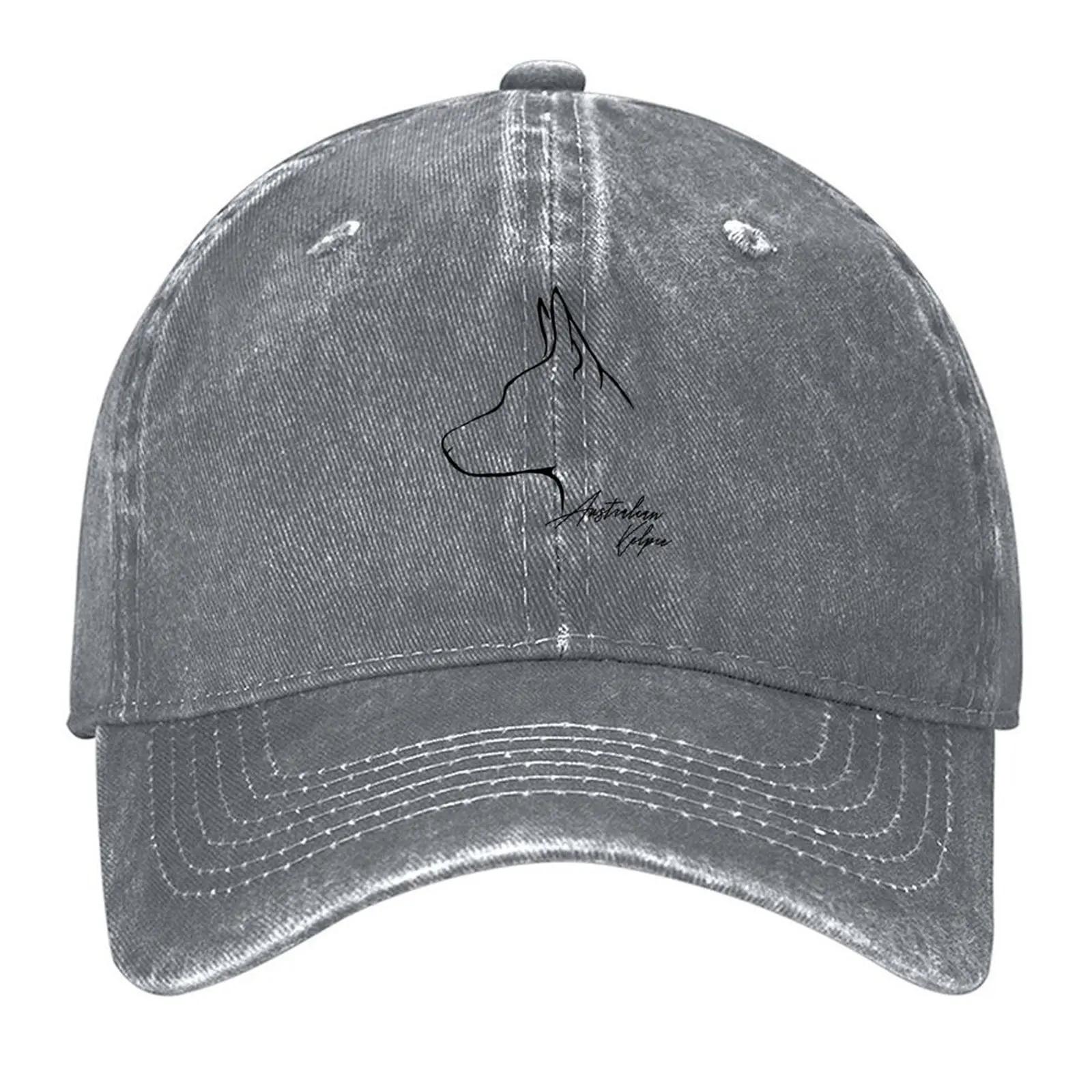 New Australian Kelpie Dog Canine Profile Baseball Cap designer cap Beach Outing sun hat Hat Unisex For Girls Unisexs