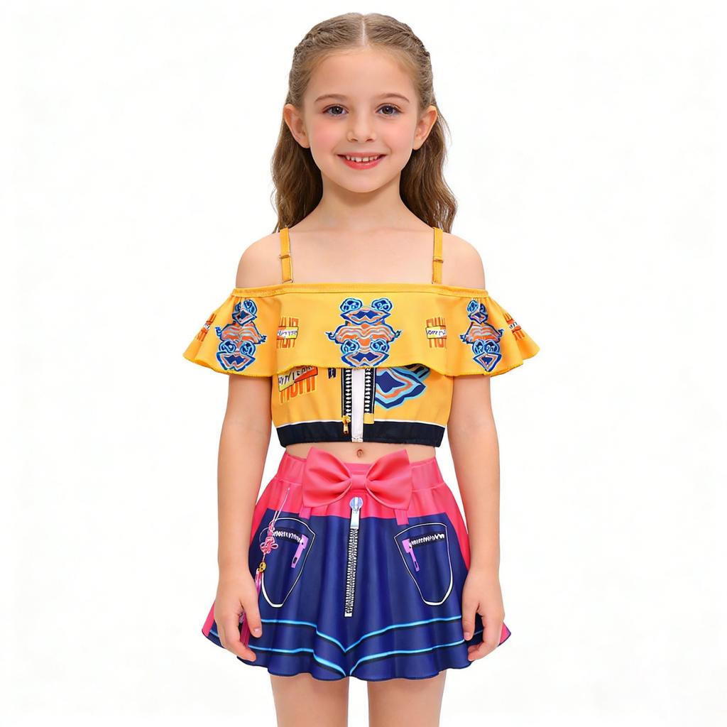 Set costume da bagno casual alla moda per bambini