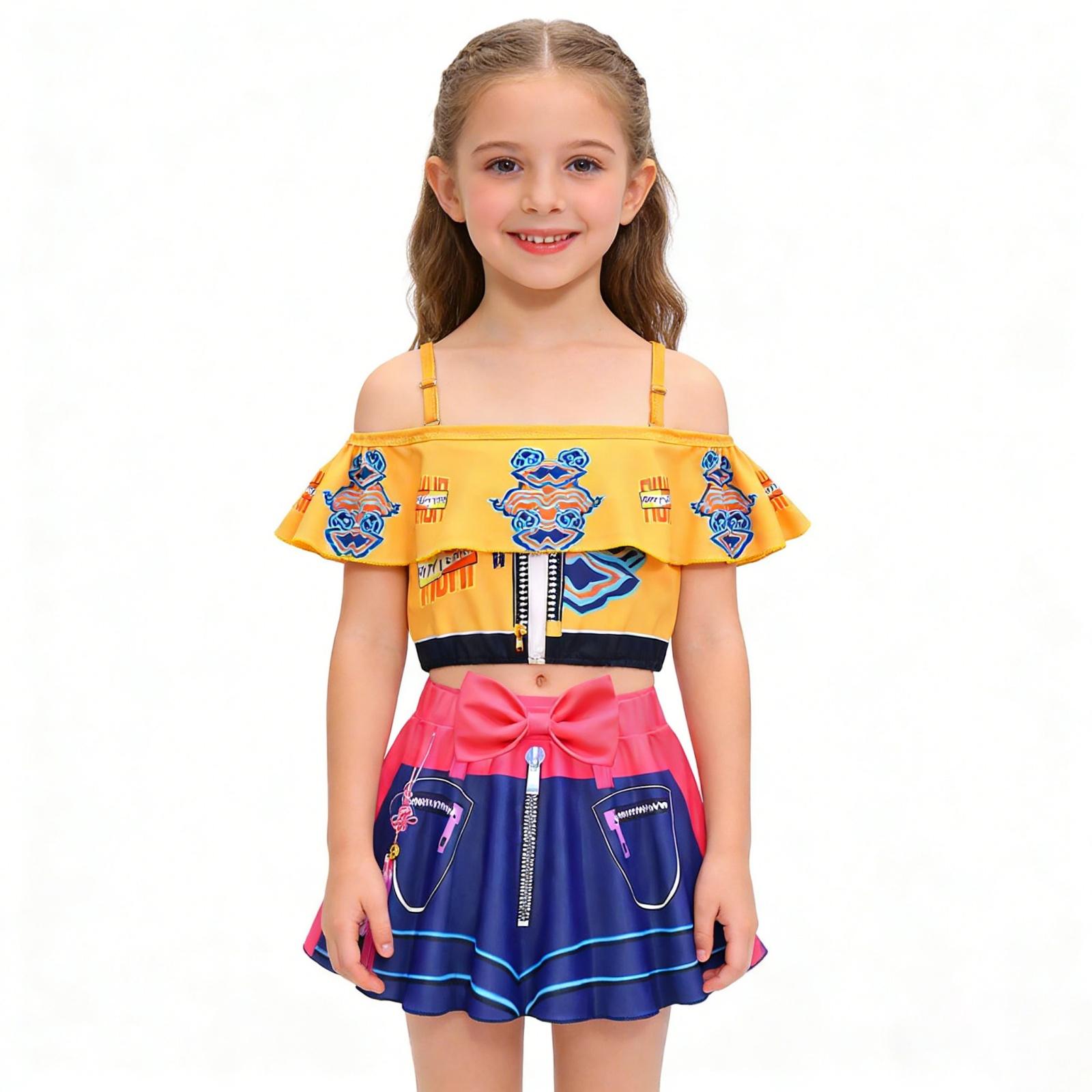 Children s Fashionable Casual Swimming Suit Set 140