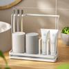 Kitchen Storage Rack Towel Sponge Drain Racks Sink Desktop Organizer Accessories Carbon Steel Brush Storage Bathroom Soap Holder