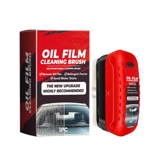 Car Powerful Windshield Cleaner Oil Film Remover Easy To Clean Anti-Fog Protection Multipurpose Automotive Cleaning Brush