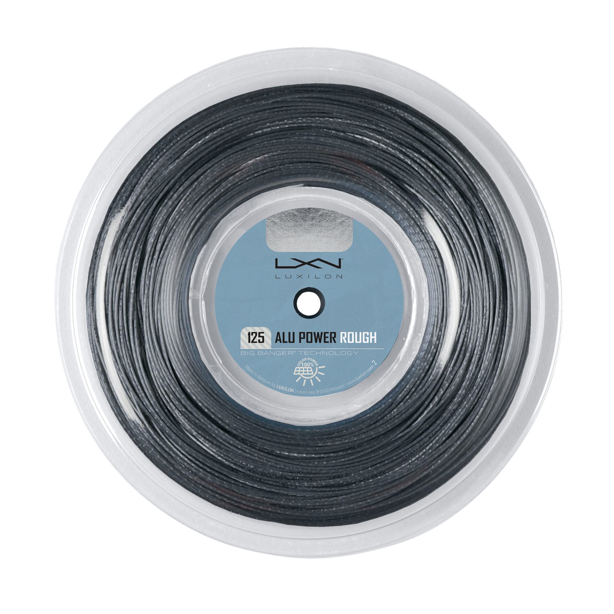 

LUXILON Tennis String Gut ALU POWER ROUGH 125 220m Reel Silver WRZ990200 сірий колір