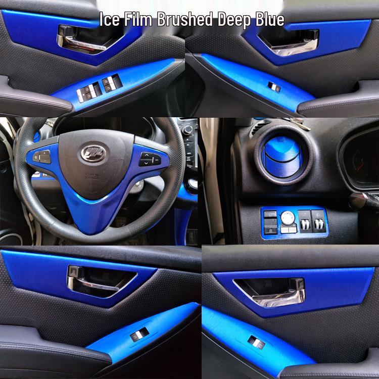 Lifan X60 Carbon Fiber Interior Decal Kit: Center Console Color Change
