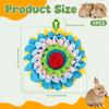 Small Pet Snuffle Mat Rabbit Foraging Mat Hamster Scent Training Blanket Toy Slow Feeder for Dogs &Rabbits
