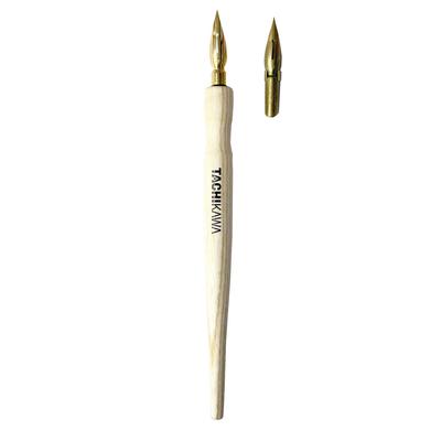 Tachikawa Pin Manufacturing Premium Free Pen Body TAMO Natural 1 Extra Nib PFTNWE +