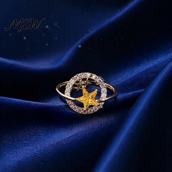 Elegant Bags Accessory Rhinestone Planet Star Brooch Pin, Hollow Badge Decorative Jewelry, Clothing for Suits Coats Scarves Shawls Starry Jewelry