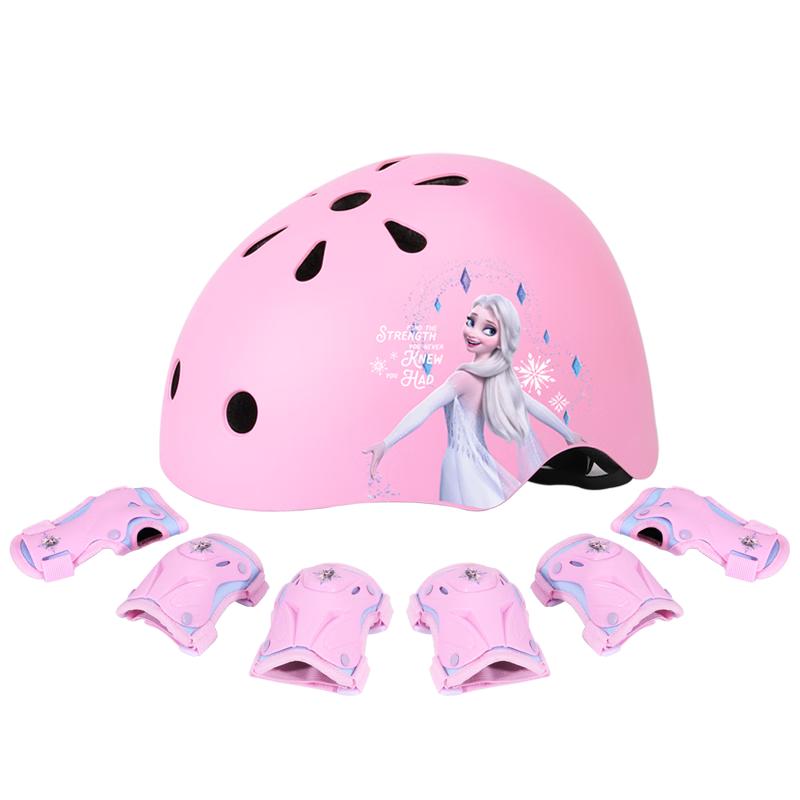 Disney Kids Roller Skate Helmet & Protective Gear Set