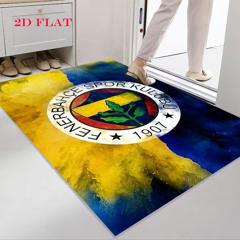 Tappeto Tappeto Orgoglio Fenerbahce per Soggiorno Camera da Letto Casa Decorazione Divano, Tappetino Antiscivolo per Giochi Bambini
