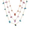 Bohemian Irregular Stone Necklace: Retro, Versatile Clavicle Chain for Women