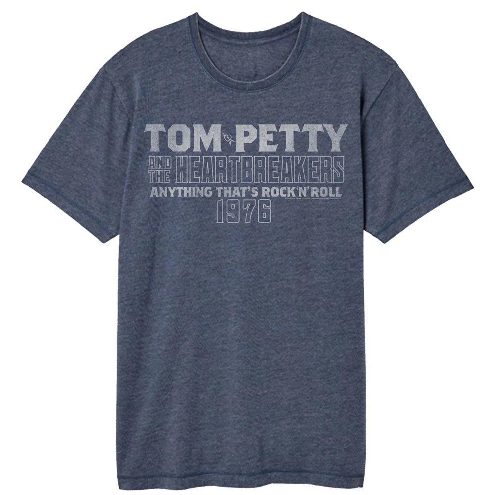Tom Petty Stacked Text Officially Licensed Short Sleeve Vintage Wash T-Shi 100