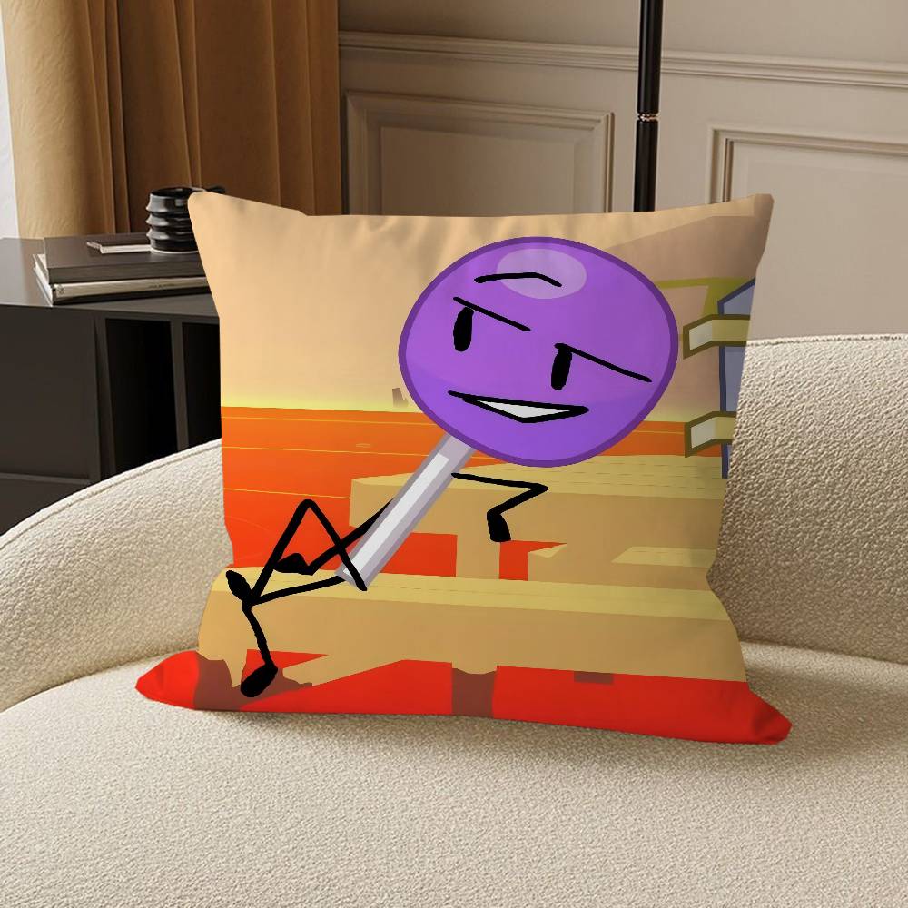 

B-Bfb L-Lollipop Cushion Cover Inches Farmhouse Decor Home Throw Pillow Covers For Couch Decorations 12x12Inch