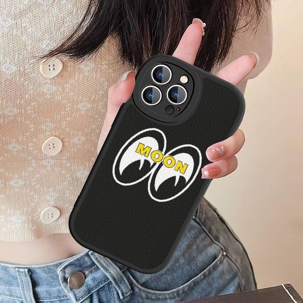 

M-Mooneyes Print Phone Case Hard Leather For IPhone 16 15 14 13 12 Mini 11 14 Pro Max Xs X Xr 7 8 Plus Fundas iPhone 15