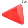 5Pcs Football Training Disc Triangle Soccer Practice Field Sports Agility Training Cone Portable Equipment For Kids Adult