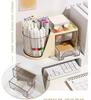 360° Rotating Pen Holder: Luxurious, Multifunctional, Large-Capacity Desk Storage for Students and Offices