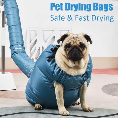 Folding Dog Hair Dryer Portable Pet Drying Bag Efficient Dogs Hair Dryers Blow Bag Cat Dryer Winter Pets Cleaning Accessories