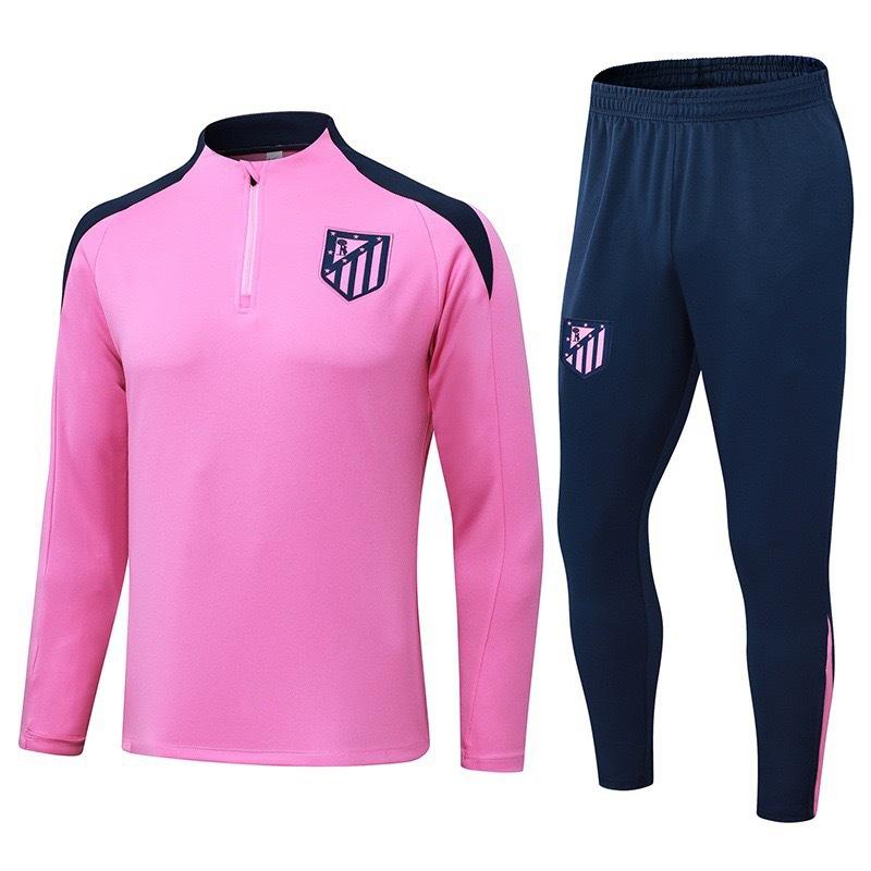 Autumn And Winter Real Madrid Barcelona Arsenal Training Suit Long Sleeve Half Zipper Football Suit Sportswear Adult Suit