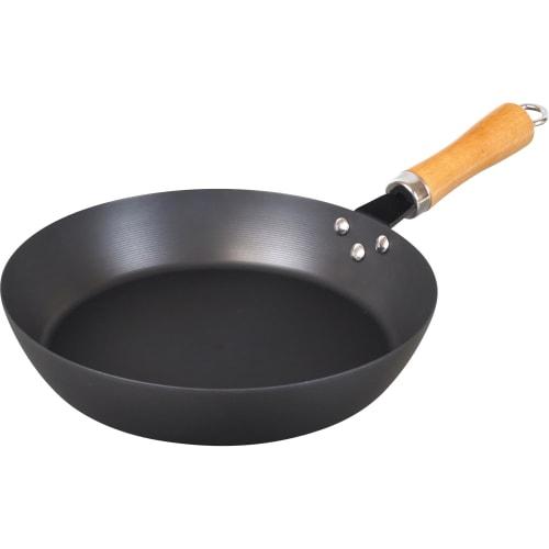 Wahei Freiz Rust-Resistant, Non-Burning, Nitrided Iron Frying Pan, 26cm, No Preheating Required, Ready to Use, Induction Compatible, Gas Compatible, N