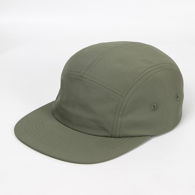 Quick Dry Water Resistant 5-Panel Skate Cap, Nylon High Quality Big Size Unisex Aviator Camping Hat