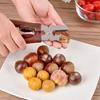New Creative Multi-function Chestnut Clip Stainless Steel Walnut Clip Sheller Chestnut Opener Kitchen Tools Cutter Gadgets