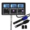 5 In 1 Water Quality Multi-parameter PH EC CF TDS(ppm) Temp Tester Meter Aquariums Hydroponics Pool Tank Pond Drinking