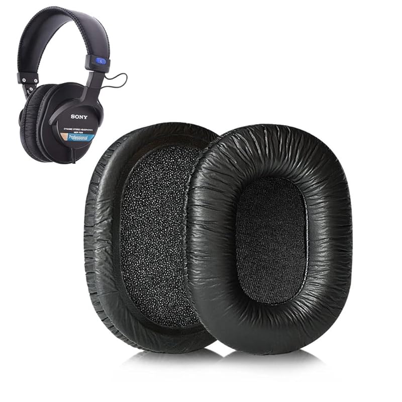 

ear pads FOR SONY MDR-7506/MDR-7510/MDR-7520/MDR-V6/MDR-V7/MDR-CD900ST Compatible with exchange for headphone pad Prevention sound leakage prevention