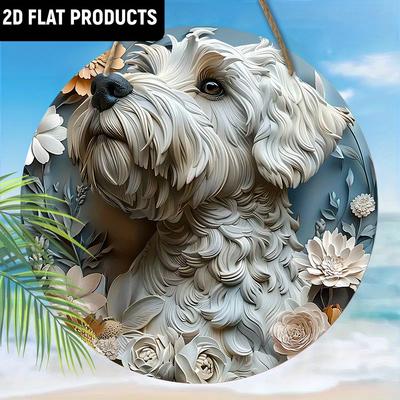 Wooden Charming Yorkshire Terrier Ornament - Perfect for Door, Wall, Home, Room, Farmhouse, Street, Shop, Garage, Bar, Garden, and Coffee House Decor