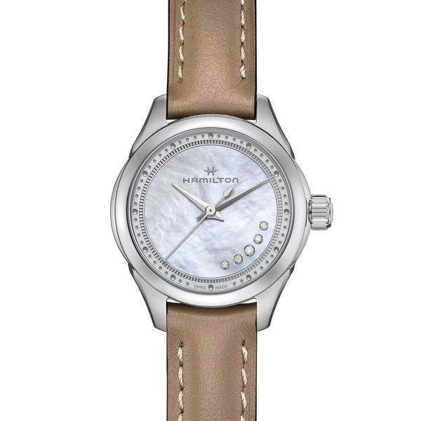 

Watch HAMILTON Hamilton Watch Jazzmaster Lady Quartz 26MM Mother of Pearl x Beige