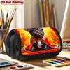 1pc French Bulldog Pencil Case Suitable for Schools, Offices & Travel - Double Layer Flip Cover with Zipper Closure, Multi-Layer Storage Bag, Cute Fre
