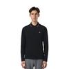 Fila Heritage Mode Einfach Klassisch Lässig Business Alltag Vielseitig Bequem Strick Langarm Poloshirt Herren Oberteile Legendary-Blue F11M548223FNV