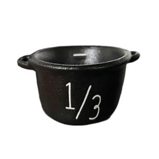 Mini Witch Cauldron Set Halloween Candy Bowl Candy Holder Plastic Measuring Cup Retro Pharmacist Atmosphere Trick or Treat Supplies