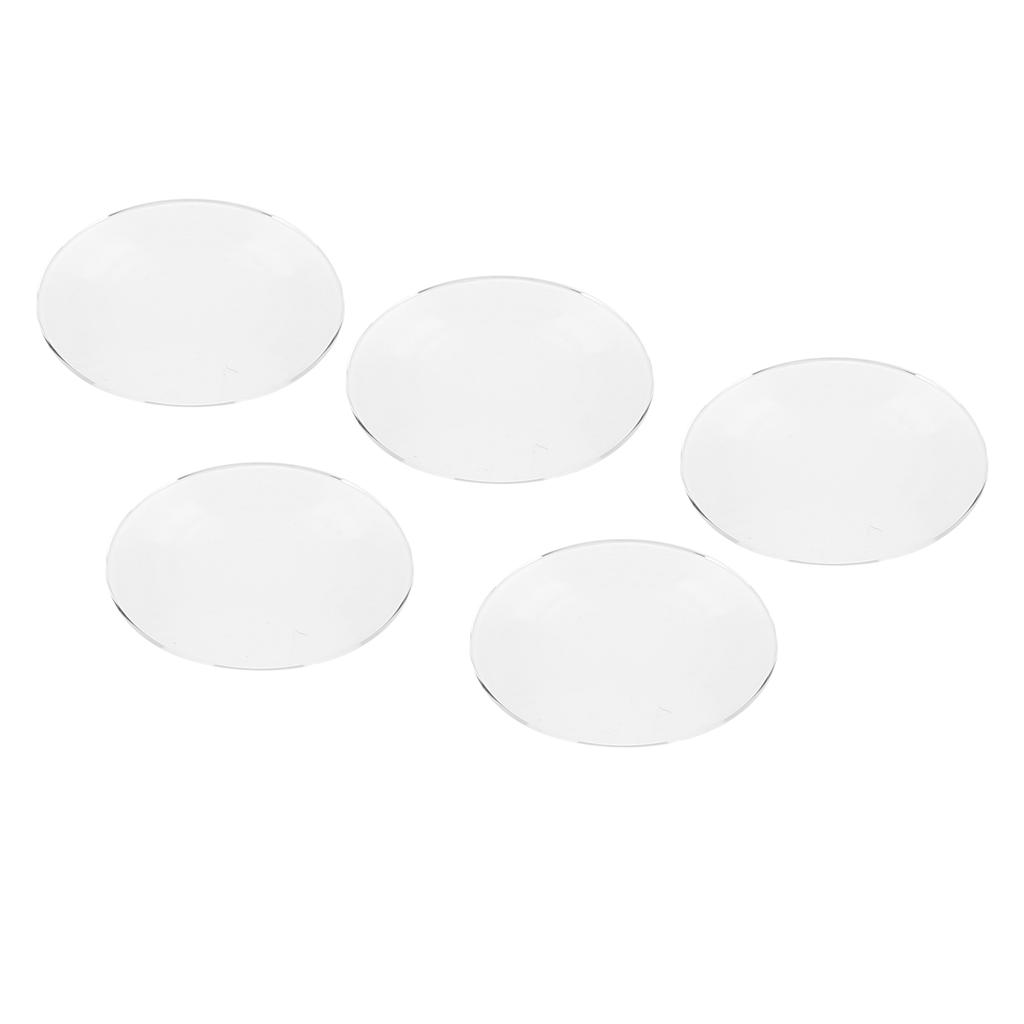 5PCS 25.5mm 27.5mm Single Dome Sapphire Watch Crystal Glass Replacement 1.7mm Thickness