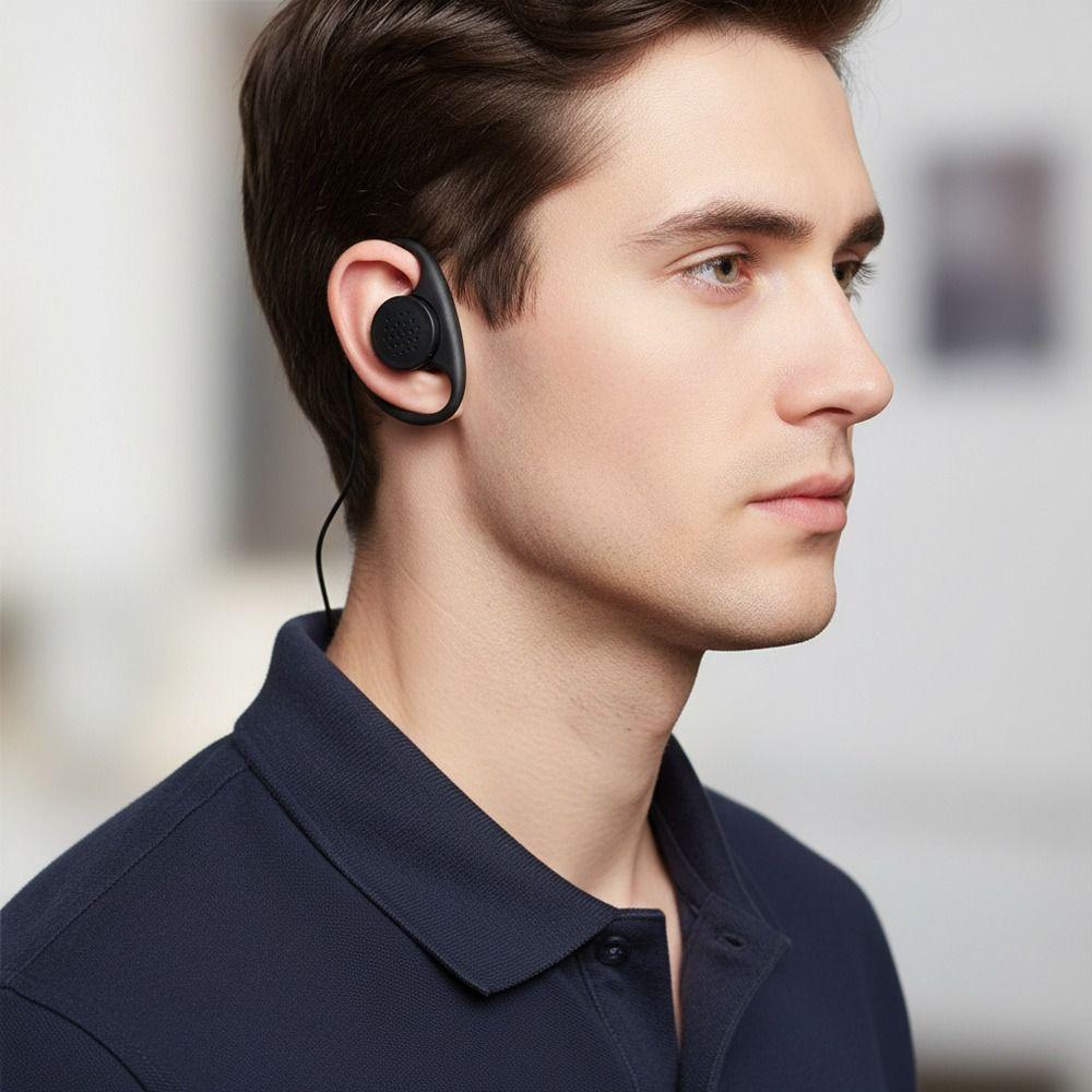 1Pcs K-head 2 Pin Walkie Talkie Headset Ear Hook Radio Accessory  Two Way Radio Accessory