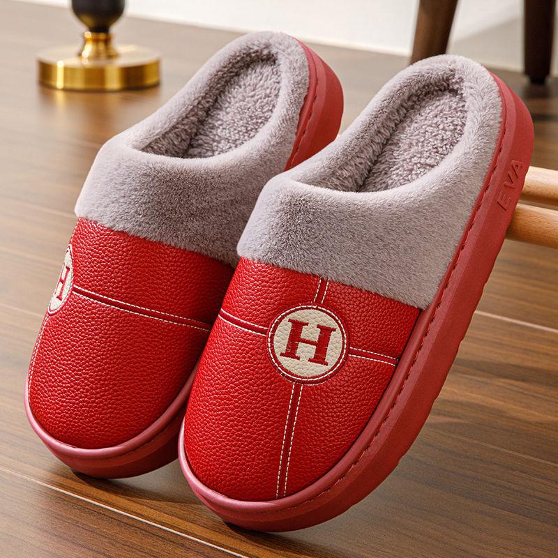 Unisex Hauspantoffeln Warm Weich Zum Hineinschlüpfen Lässige Pantoffeln für Herbst und Winter