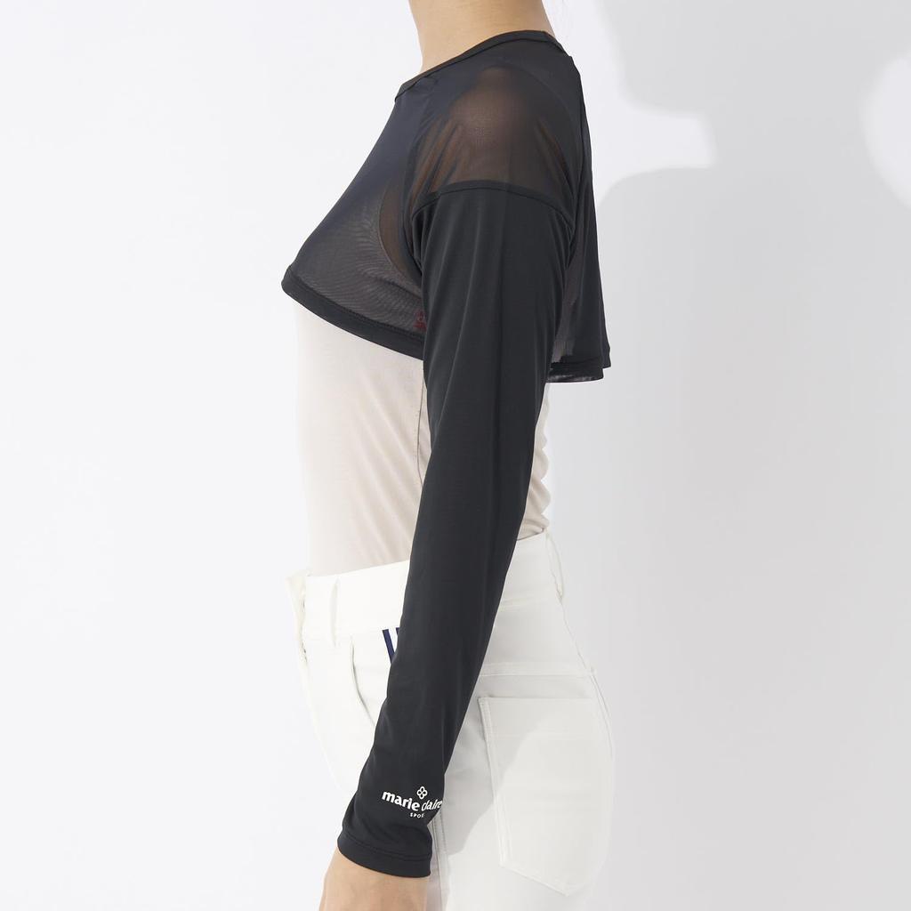Marie Claire Short Crew Neck Size Medium Women's Undershirt, 7149855, Black,