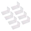 Klare Organizer Acryl Buchstützen Dokumentenordnung Minimalistisches Design Multifunktionale Nutzung Stabilitätsgarantie