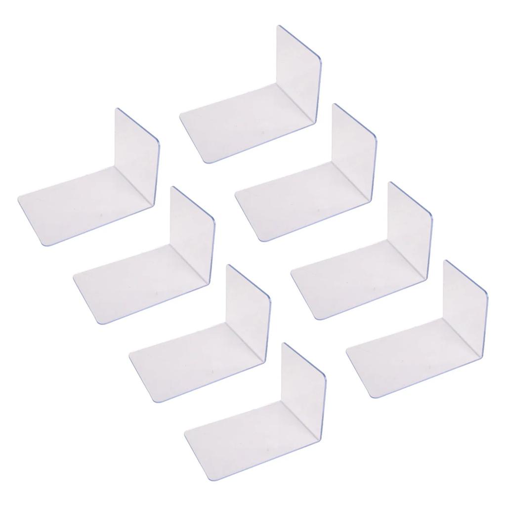 Klare Organizer Acryl Buchstützen Dokumentenordnung Minimalistisches Design Multifunktionale Nutzung Stabilitätsgarantie