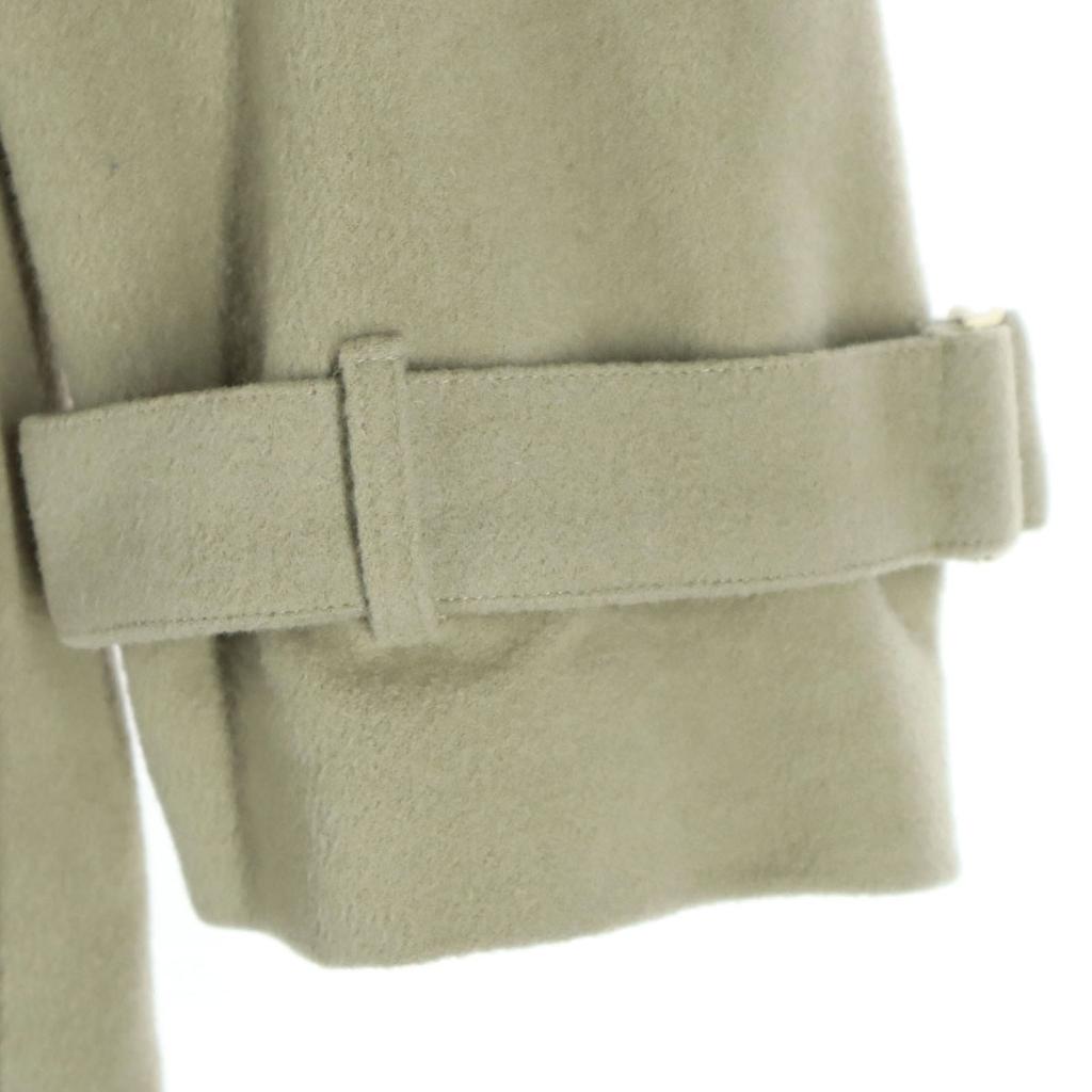 anuans long wool trench coat F beige Women Used