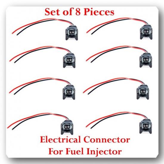 

Set of 8 Kit Electrical Connector for Fuel Injector Fits: Ford Lincoln Mercury