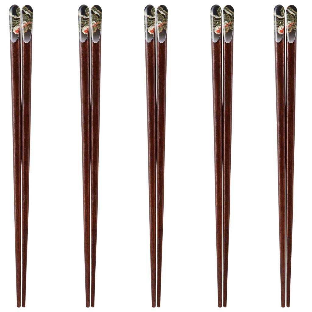 Happy Set of Made In PID3367 J-kitchens Chopsticks, 5, Material Wood, Chopsticks, Japan,