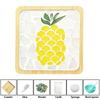 Heat-resistant Cup Mat Fruit/Animals Mosaic Coasters Handmade DIY Bamboo Mica Pad Creation Handicraft