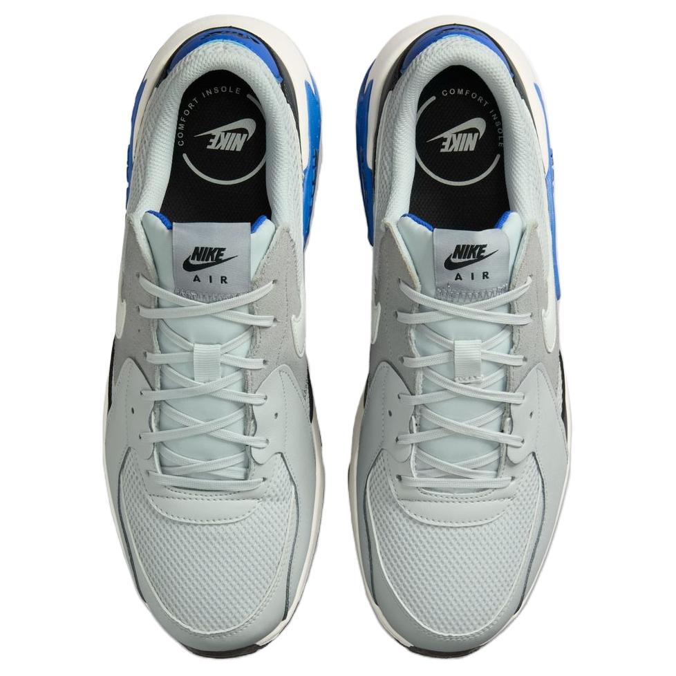 Nike Air Max Excee Leather Comfortable Fashion Shock Absorbing Durable Low Top Lifestyle Casual Shoes Men sneaker Gray Blue FZ5486-004