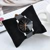 Luxury Couple Quartz Sport Military Stainless Steel Dial Leather Band Wrist Watch Fashion Jewelry