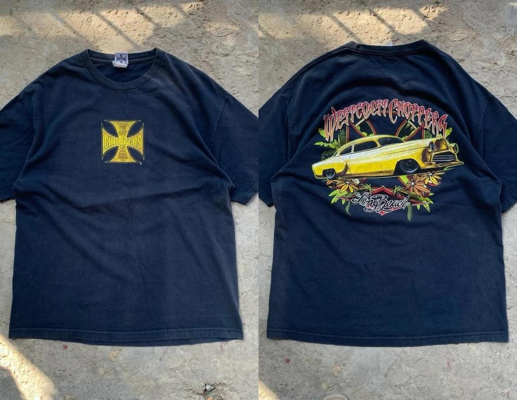 Hot Sale American Classic West Coast Choppers Car Logo Graphic Print Tshirt Unisex Unisex Summer New Tee Streetwear Oversized Top
