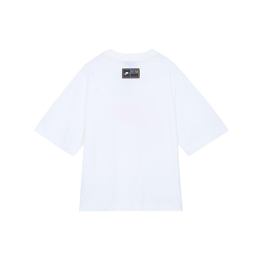 Nike Sportswear Loose Fit Short Sleeve T-Shirt Women Tops White AT0565-100