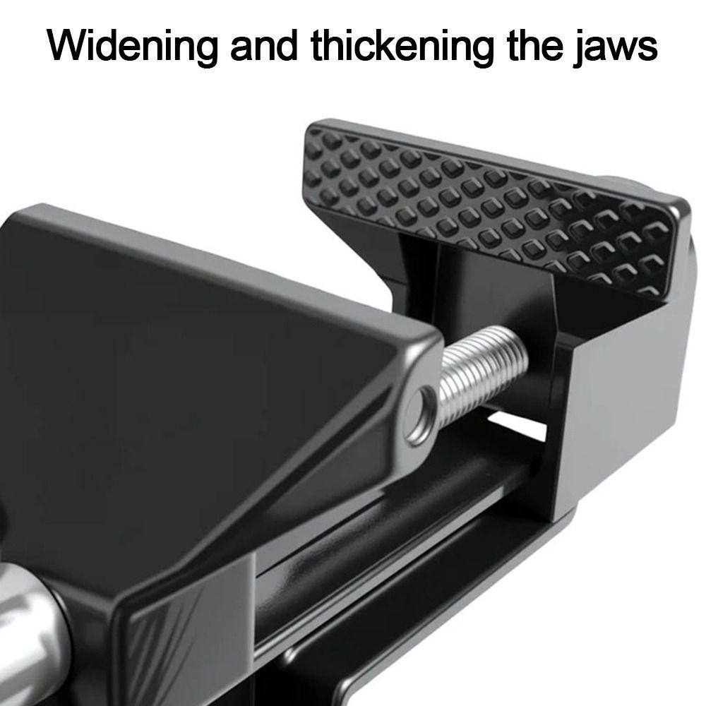 Portable Metal Mini Bench Vise Flat Pliers Multi-Functional Table Clamp Small Adjustable Work Bench Model Jewelry Making